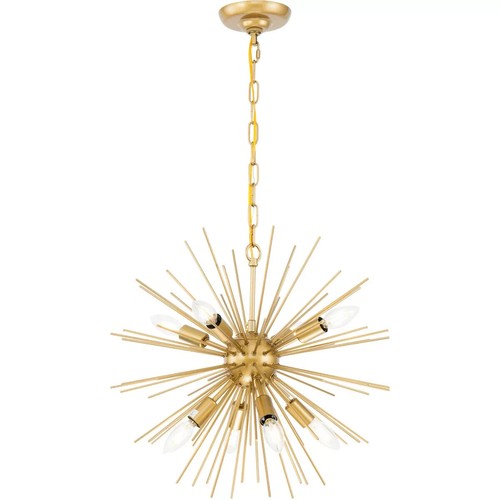Moderno sputnik ottone foyer - moderno,