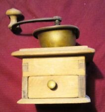 ANTICO MACINA CAFFÈ CON CILINDRO MACINATORE IN OTTONE  - 1910 CIRCA?