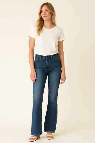Jeans zampa donna griffai - jeans,