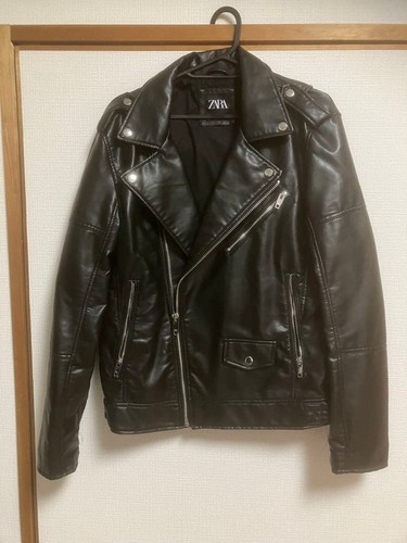 Size leather jacket zara - m,