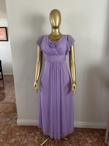 Maxi abito viola - , chiffon