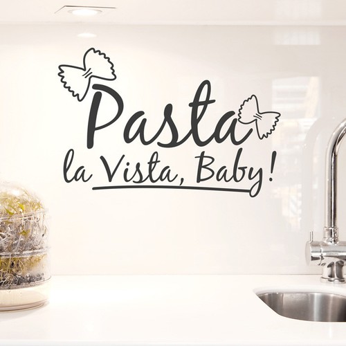 Adesivo parete frase - parete,