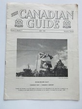 Rivista The Canadian Guide luglio 1951 Girl Scouts Girl Guides 