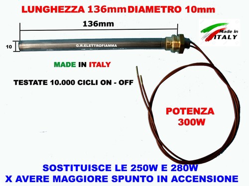 Candeletta accensione stufa - candeletta,