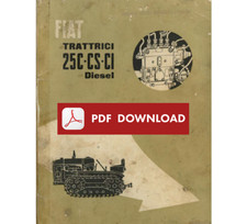 Trattrice FIAT 25C CS CI
