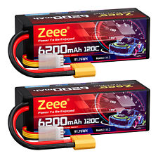 2x Zeee 4S 6200 mAh 14,8 V