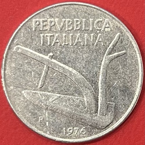 Moneta lire 1976 spighe - 1976, "spighe"