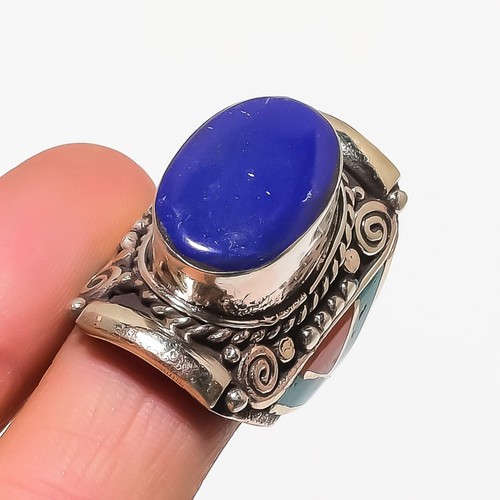 Anello corallo turchese - anello,