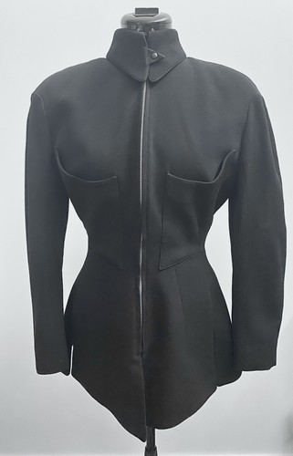 Giacca lana nera - giacca, vintage
