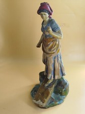 Contadina presepe terracotta