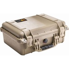 Peli Case 1450 senza schiuma Desert Tan custodia fotografica custodia per fotocamera custodia protettiva IP67