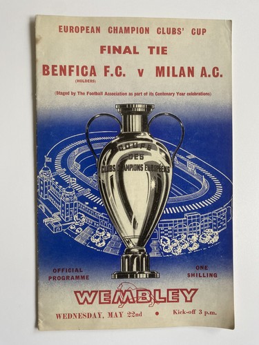 Milano benfica 1963 - benfica,