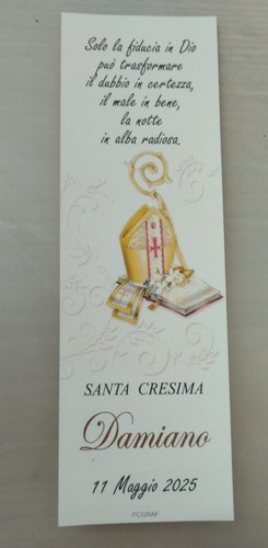 Segnalibro pz cresima - 15,
