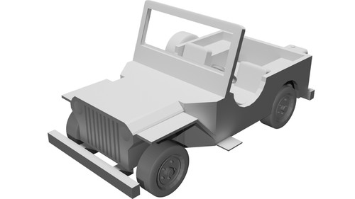 Modello jeep scala - modello,