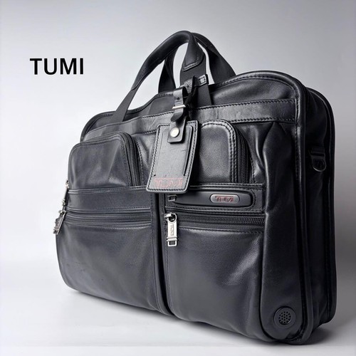 Tumi valigetta pelle nera - valigetta,