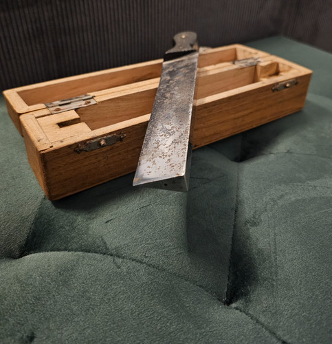 Antico coltello microtomo - antico,