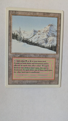 Taiga revised mtg - revised, vg