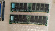 128MB (2 x64MB) RAM PC133 168PIN SDRAM Mtec MEMORIA MEMORY vintage PC DESKTOP OK