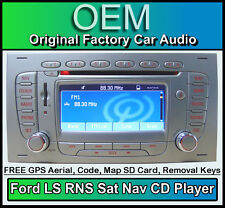 Ford Kuga Navigatore CD, Stereo Autoradio Ford LS RNS Argento + Mappa Scheda SD
