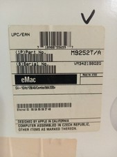 Computer vintage Apple eMAC
