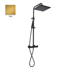 Colonna doccia oro orientabile