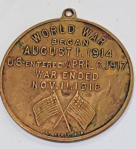 1918 antica medaglia usa - usa, 1°