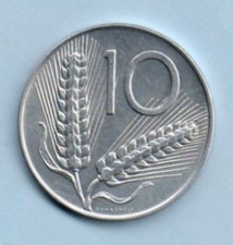 10 lire 1976  moneta italiana rara