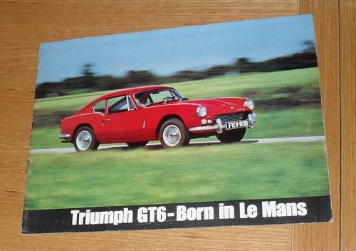 Brochure triumph gt6 1967 - brochure,