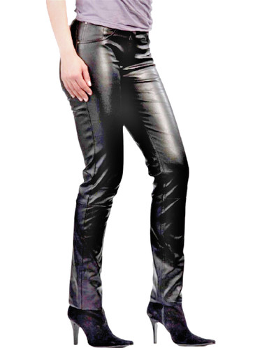 Pantaloni pelle skinny da - in,