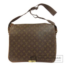 Borsa a tracolla Louis Vuitton Abbesses tela monogramma usata marrone dal Giappone