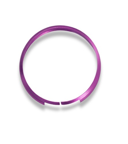 Anello decorativo viola - anello,