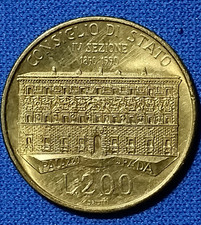 MONETA 200 LIRE CONSIGLIO DI