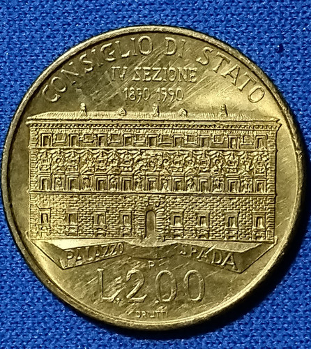 Moneta 200 lire consiglio - 200,