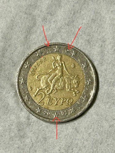 Moneda euros grecia - moneda,