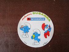 PUFFI SAGOMA CIRCOLARE CON 3 ADESIVI INVERNIZZI SUSANNA '80 IL GRANDE PUFFO C ! 