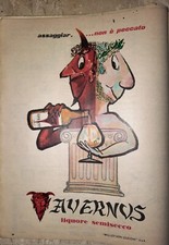 Pubblicità originale 1955, liquore semisecco AVERNUS