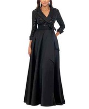 Xscape Black Sequin Long
