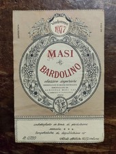 Etichetta BARDOLINO MASI Vendemmia 1977 Vino Collezione Leggere Descrizione 