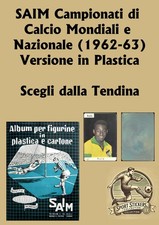 Saim Calciatori 1962/63 Plastica Scegli dall'elenco Menu a tendina