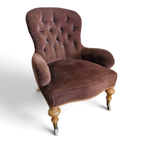 Poltrona antica vittoriana con