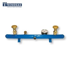 Centralina per abbinamento bombole gas GPL completa di valvola sicurezza e manom