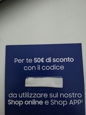Coupon Samsung 50 Euro Di