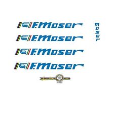 Francesco Moser ""51.151" Decalcomanie Bicicletta, Trasferimenti, Adesivi - Blu - n.32