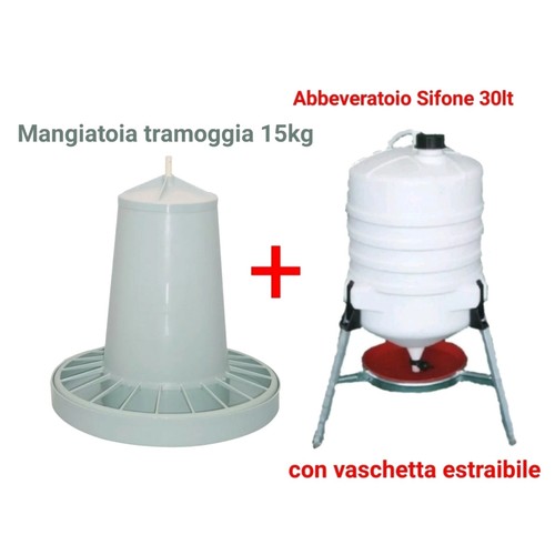 Mangiatoia per galline polli - e,
