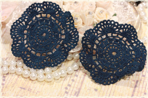 Coppia pizzo uncinetto forma - uncinetto,