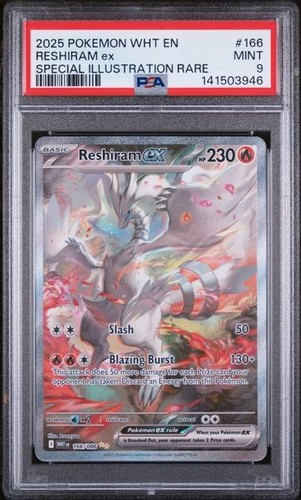 Psa reshiram 166 086 - reshiram, ex