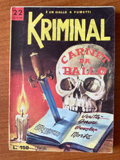 Kriminal Corno n 22 ! Ottimo