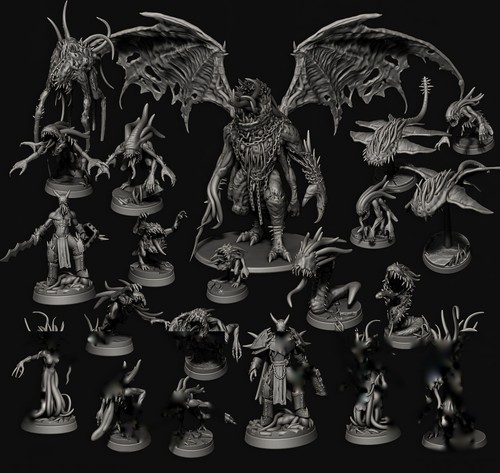 Miniature demons change - miniature, of