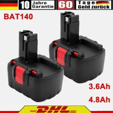 2x Batteria 14,4V per Bosch BAT140 BAT038 2607335263 GSB GSR PSR 14.4 VE-2 VE2 Ni-Mh