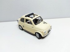 Fiat 500 Abarth color Crema del 1961 - 1/16 Artigianale base Solido - NO 1/18